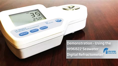 hanna seawater refractometer|hanna refractometer.